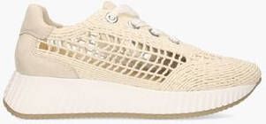 SOFTWAVES Lage Sneakers Dames 8.95.04 Maat: 41 Materiaal: Textiel Kleur: Creme