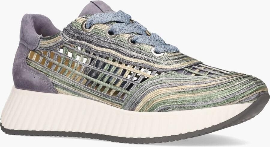 SOFTWAVES Lage Sneakers Dames 8.95.01 Maat: 41 Materiaal: Raffia - Foto 4