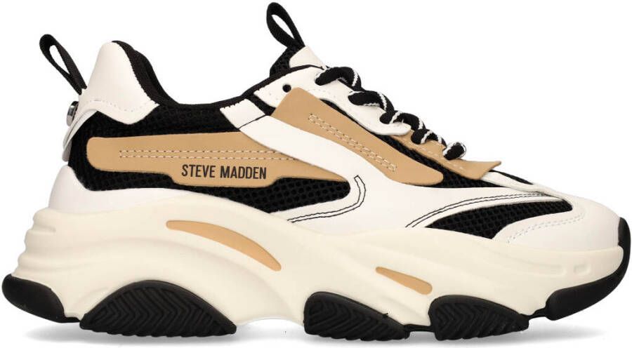 STEVE MADDEN Possession Zwart Leer Lage sneakers Dames - Foto 3