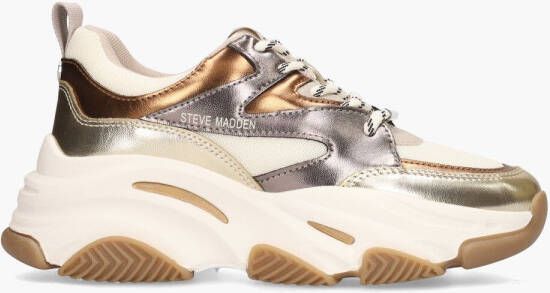 STEVE MADDEN Progressive pewter gold Grijs Mesh Lage sneakers Dames - Foto 4