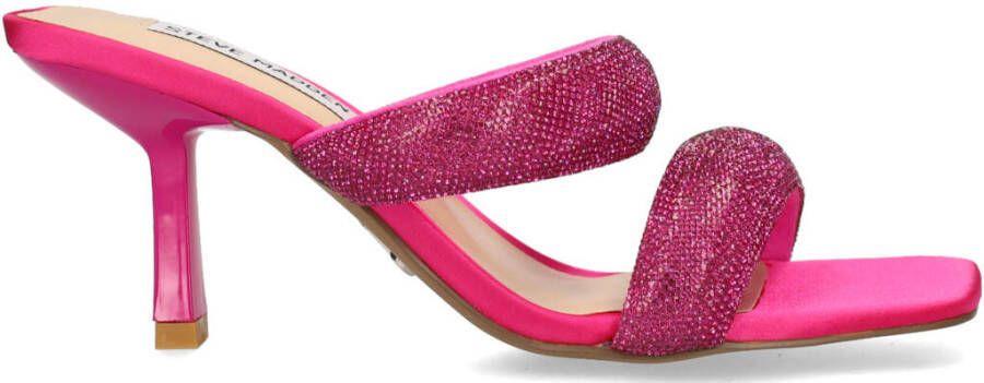 Steve Madden Top Notch muiltjes met strass roze - Foto 3