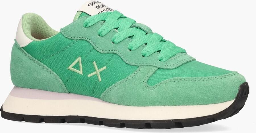 Sun68 Ally Solid Nylon Sneakers Dames Groen - Foto 3
