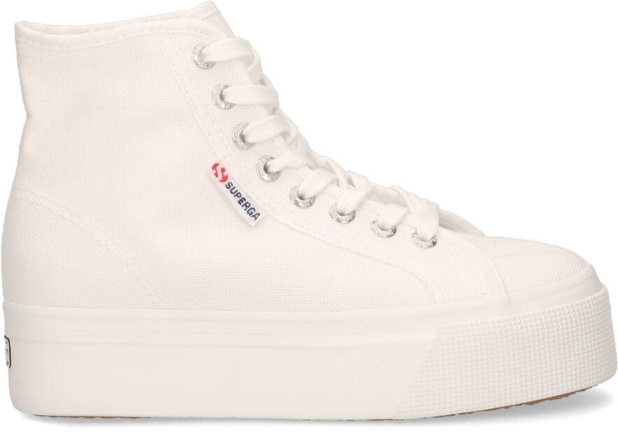 Superga 2708 HI TOP Volwassenen Half hoge schoenen Kleur Wit beige - Foto 6