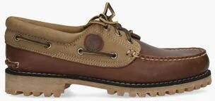 Timberland Authentics 3-Eye Classic Lug Boat Shoe Roodbruin