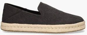 TOMS Santiago espadrille Zwart Katoen Espadrilles Heren