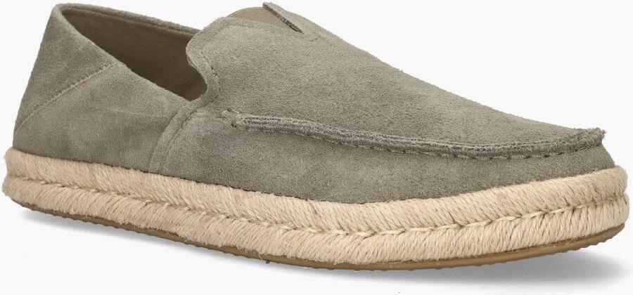 TOMS Loafers Heren Alonso Loafer Rope Maat: 41 Materiaal: Suède Kleur: Groen - Foto 3