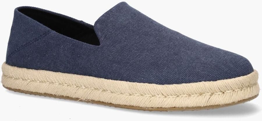 TOMS Instappers Heren Santiago Heren Maat: 46 Materiaal: Canvas Kleur: Blauw - Foto 4