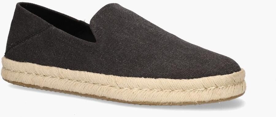 TOMS Instappers Heren Santiago Heren Maat: 40 5 Materiaal: Canvas Kleur: Zwart - Foto 4