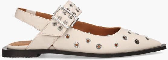 TORAL Slingbacks Dames Casandra Leer Ecru
