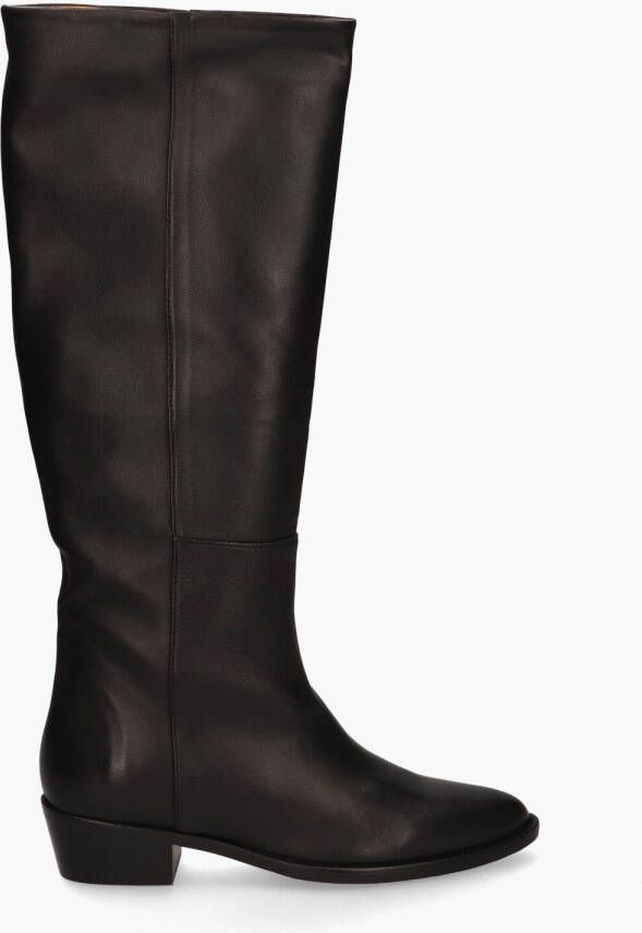 Toral Lederen kniehoge laarzen Zwart Dames - Foto 3