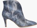 TORAL Enkellaarsjes Dames 12804 Leer Blauw - Blauw