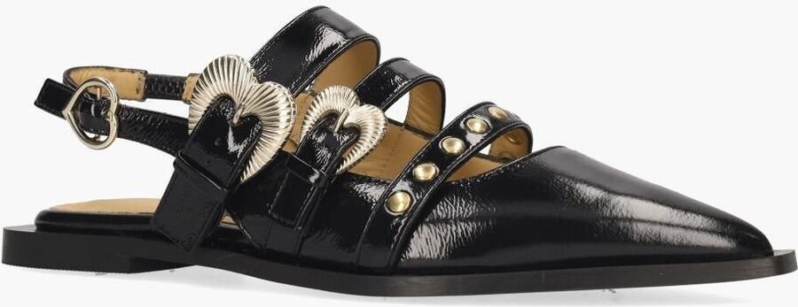 TORAL Slingbacks Dames Madison Maat: 39 Materiaal: Lak Kleur: Zwart - Foto 5