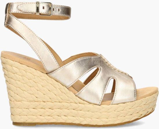 UGG Sandalen Dames W Careena Leer Goud
