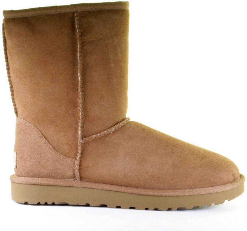 UGG Klassieke laarzen Heren Boots Laarzen Herenschoenen Suède Classic short Cognac - Foto 9