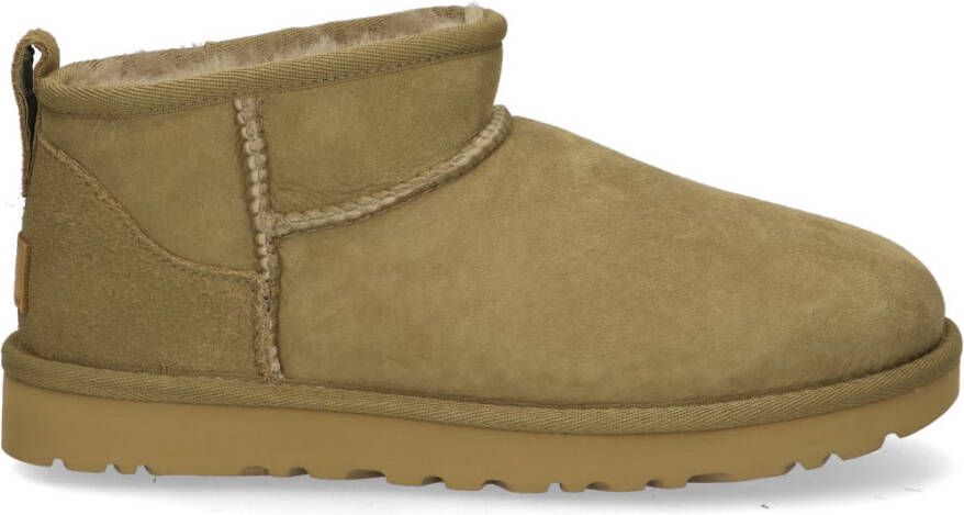 UGG Vachtlaarzen Dames W Classic Ultra Mini Suède Groen - Foto 6