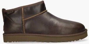 UGG Vachtlaarzen Heren Classic Ultr Mini Lthr Maat: 45 Materiaal: Leer Kleur: Bruin