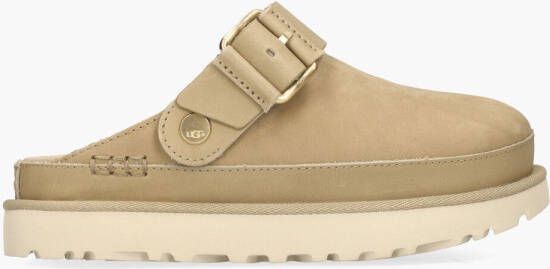 UGG Slippers Dames W Goldenstar Villa Clog Maat: 43 Materiaal: Nubuck Kleur: Camel