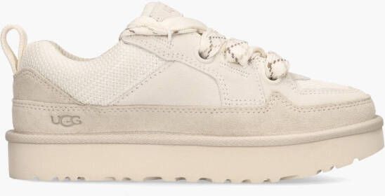UGG Lage Sneakers Dames W Lo Lowmel Maat: 42 Materiaal: Suède Kleur: Wit