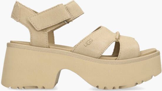 UGG Dames W New Heights Ankle Strap Maat: 36 Materiaal: Suède Kleur: Beige