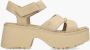 UGG Dames W New Heights Ankle Strap Maat: 41 Materiaal: Suède Kleur: Beige - Thumbnail 1