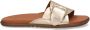 UGG Slippers Dames W Solivan Buckle Slide Maat: 36 Materiaal: Leer Kleur: Goud - Thumbnail 2