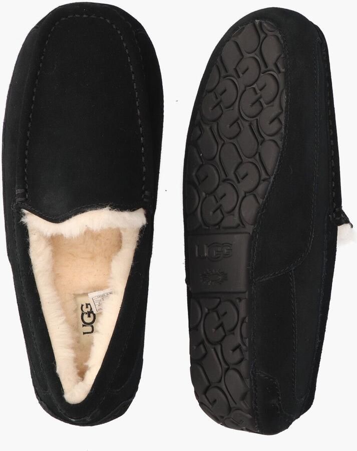 UGG Pantoffels Heren Ascot Maat: 48 5 Materiaal: Suède Kleur: Zwart - Foto 3