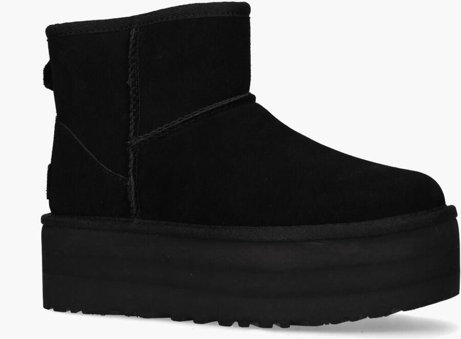 UGG Vachtlaarzen Dames W Classic Ultra Mini Platform Maat: 42 Materiaal: Suède Kleur: Zwart - Foto 14
