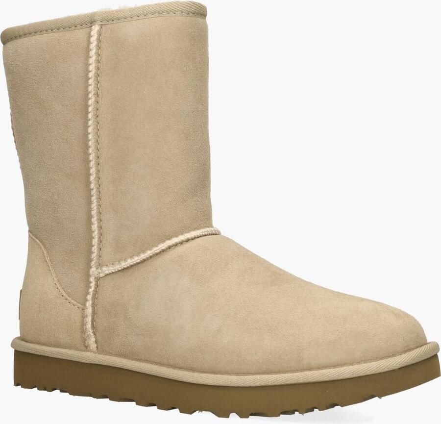 UGG Vachtlaarzen Dames W Classic Short Ii Maat: 36 Materiaal: Suède Kleur: Beige - Foto 2