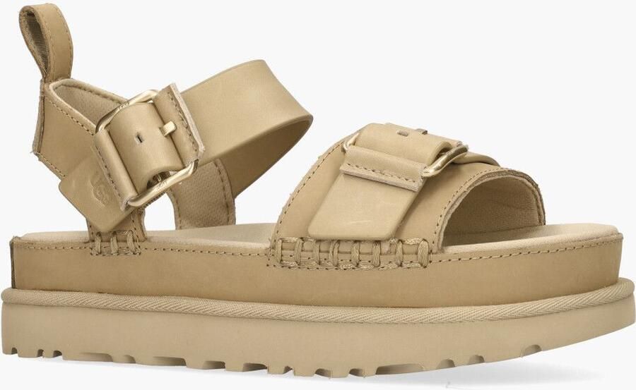 UGG Dames W Goldenstar Villa Maat: 37 Materiaal: Leer Kleur: Beige - Foto 2