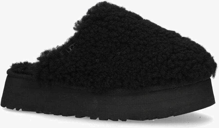 Ugg Maxi krullende pantoffel met plateauzool voor Dames in Black