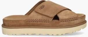 Ugg Goldenstar Cross Slide Bruin