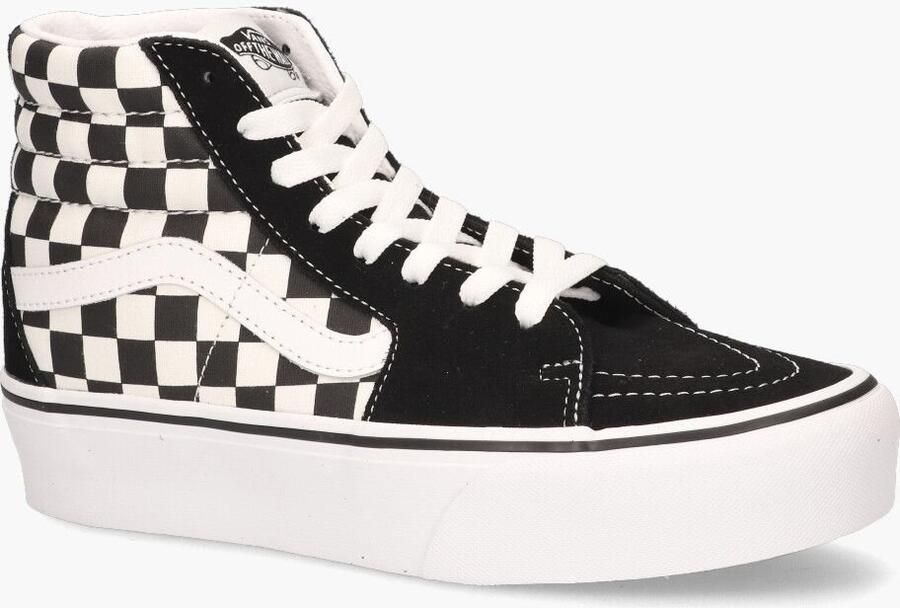 Vans Sneakers Sk8 Hi Platform 2 Zwart Veters Normaal Canvas Rubber Ade d Effen Hoge sneakers - Foto 8