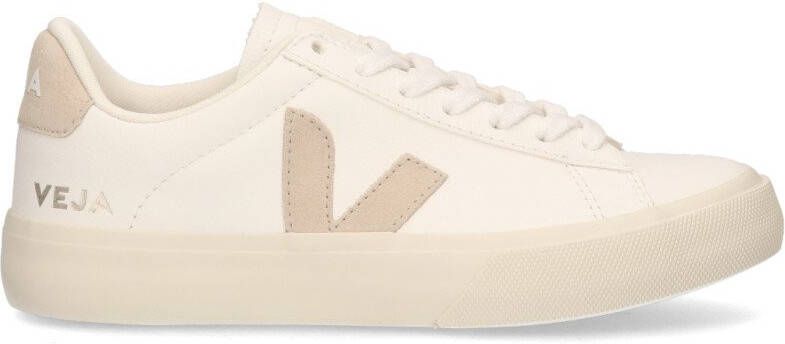 VEJA Campo Chromefree Leather Wit Beige
