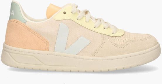 Veja V-10 Suede Ecru Multicolor