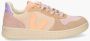 Veja V-10 Suede Multico Peach Sneakers Multicolor Dames - Thumbnail 4