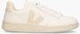 Veja V-12 herensandaal van zandkleurig en wit leer White - Thumbnail 4