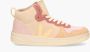 Veja Sneakers Dames Hoge sneakers Damesschoenen Suède V15 suede Beige combi - Thumbnail 3