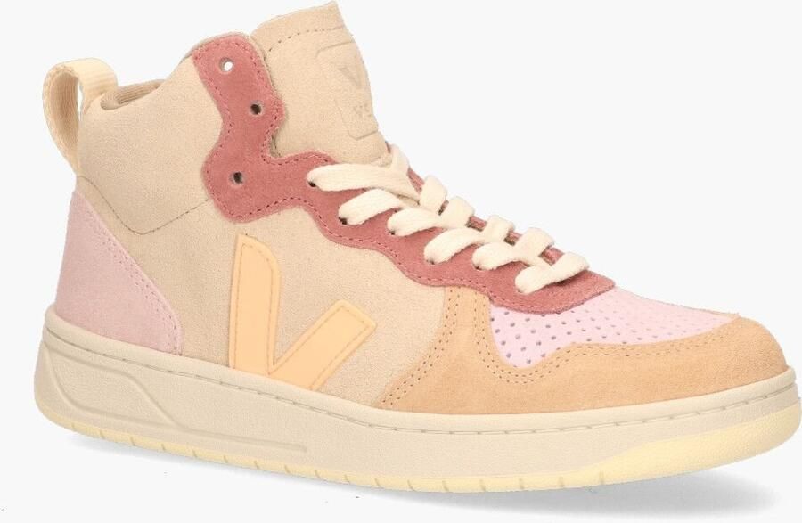 Veja Sneakers Dames Hoge sneakers Damesschoenen Suède V15 suede Beige combi - Foto 7