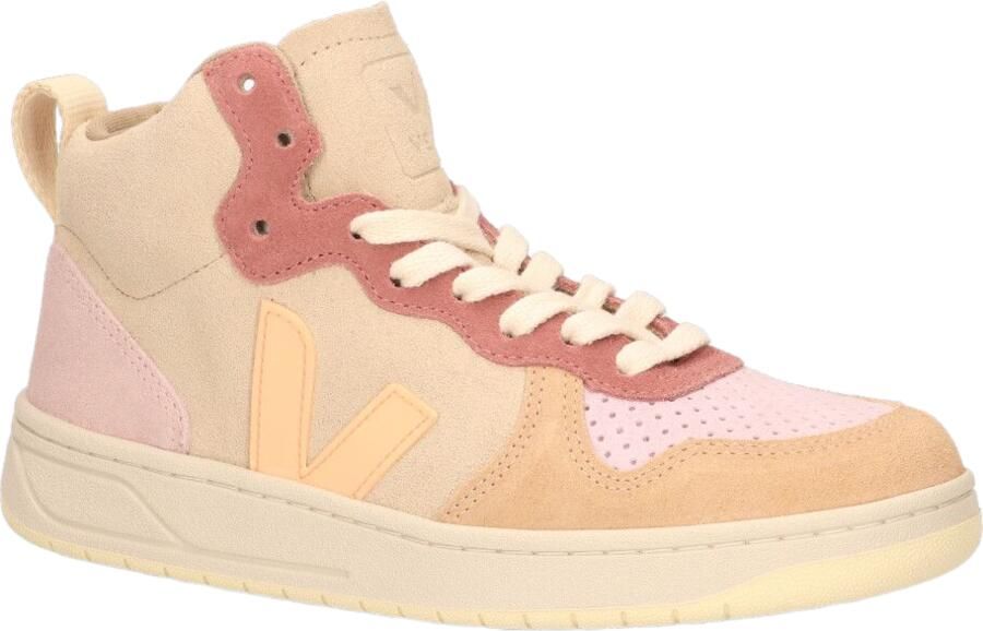 Veja Sneakers Dames Hoge sneakers Damesschoenen Suède V15 suede Beige combi - Foto 6