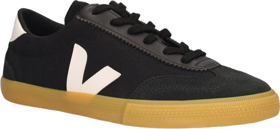 Veja Canvas Volley Zwart Wit Natuurlijk Black Heren - Foto 6