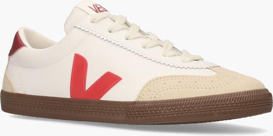 VEJA Lage Sneakers Dames Volley Maat: 36 Materiaal: Leer Kleur: Wit - Foto 3