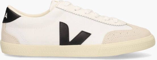 VEJA Volley | white black Wit Katoen Lage sneakers Unisex