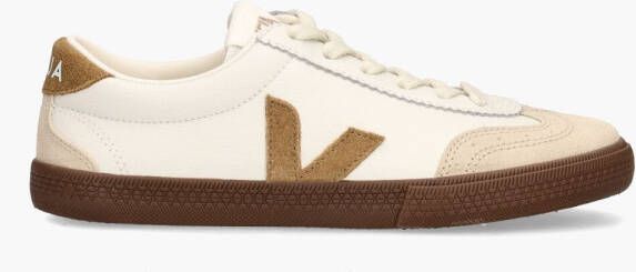 Veja Volley Leather Wit Bruin