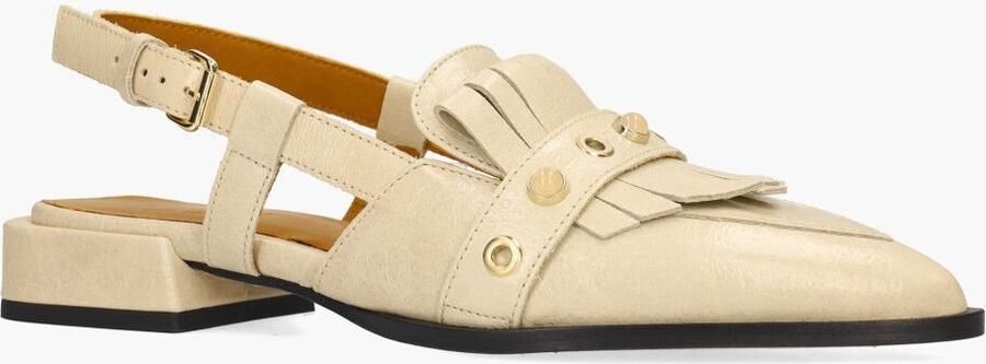 VIA VAI Slingbacks Dames Jazz Tammi Maat: 38 Materiaal: Leer Kleur: Beige - Foto 4