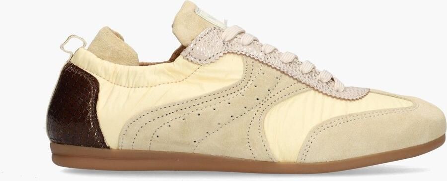 VIA VAI June Haylee Sneakers dames Suède Leer Textiel Geel