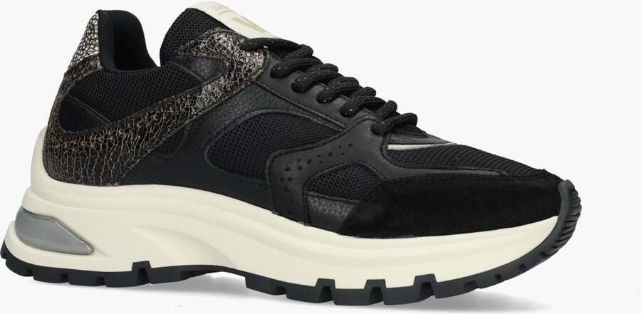 VIA VAI Lage Sneakers Dames Liz Curtis Maat: 38 Materiaal: Leer Kleur: Zwart - Foto 2