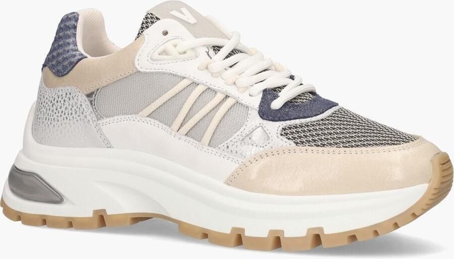 VIA VAI Liz Dae sneakers dames beige Wit Leer Lage sneakers Dames - Foto 2