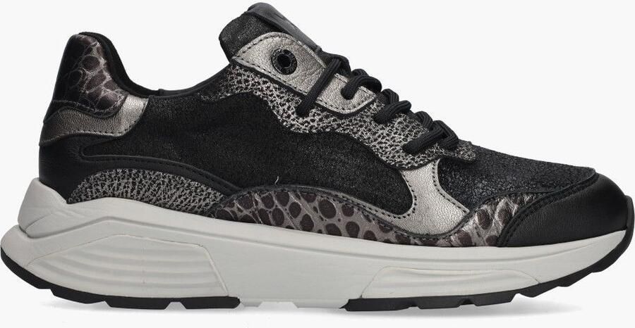 XSENSIBLE Lage Sneakers Dames Rainbow Maat: 42 Materiaal: Suède Kleur: Zwart - Foto 3