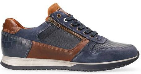 Australian Footwear Heren Sneakers Australian Browning Ocean Blue Cognac Blauw - Foto 6