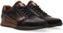 Australian Footwear Browning Sneakers Widht H Zwart Black-brown-navy - Thumbnail 2